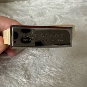 Burberry Silver and Cream Belt